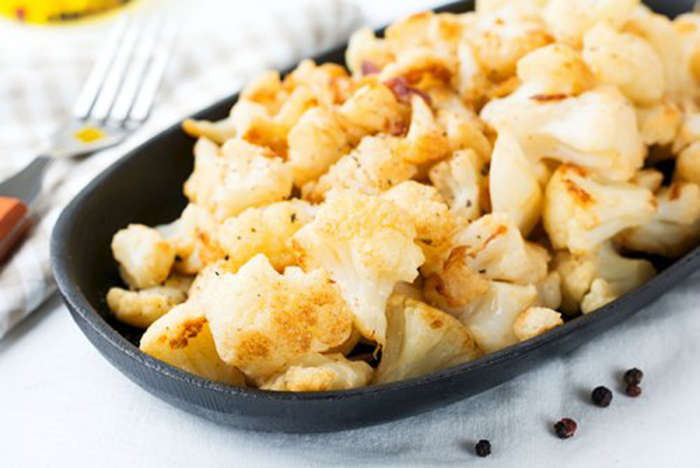 Coliflor al Horno con Ajo y Especias