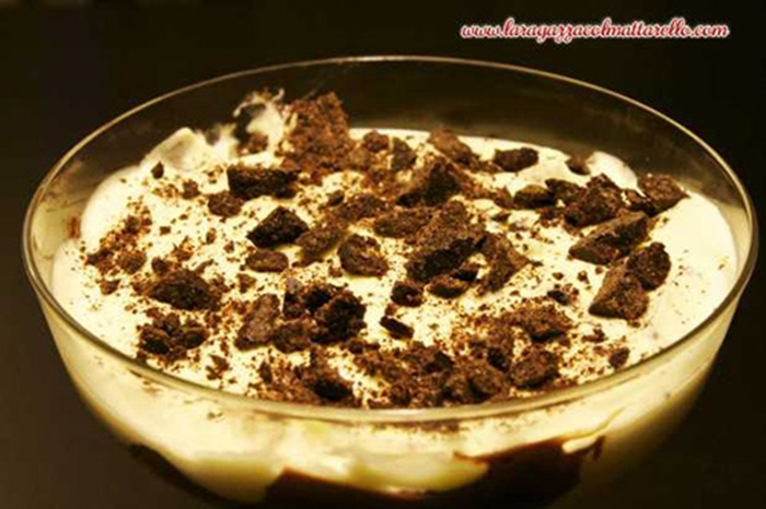 Copa de Crema de Mascarpone con Nutella y Chocolate al Peperoncino