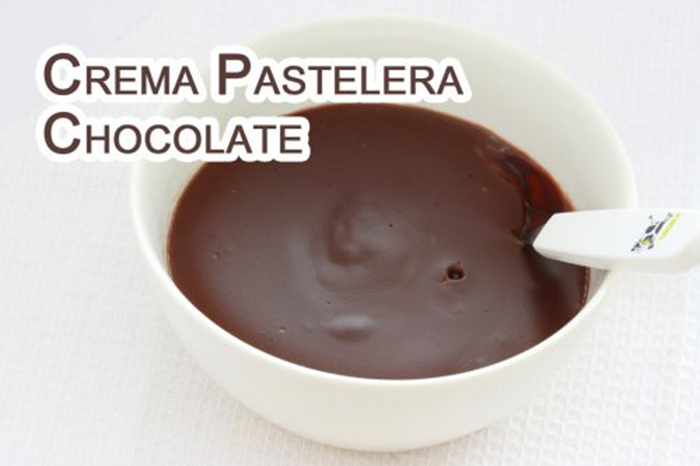 Crema Pastelera de Chocolate