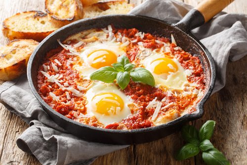Huevos al Purgatorio, Receta Italiana