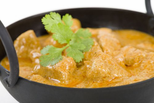 Pollo al Curry con Leche de Coco