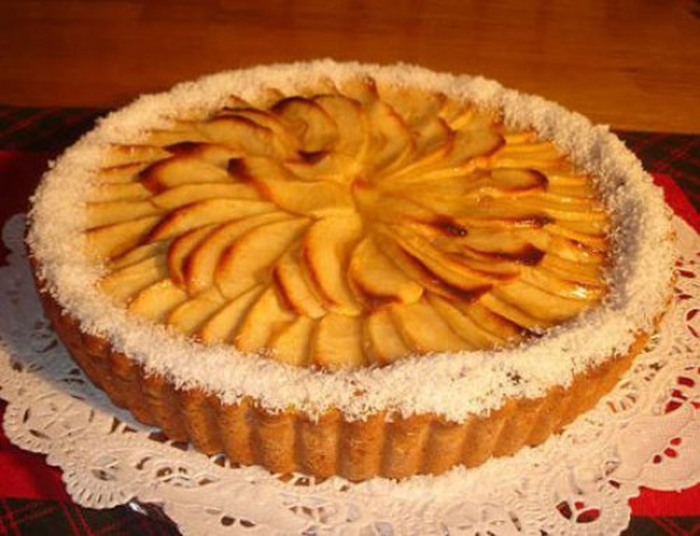 Tarta de Manzana con Crema Pastelera