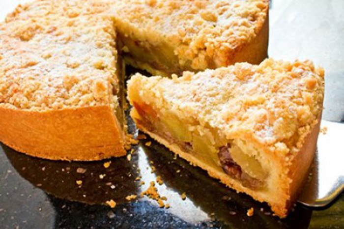 Tarta de Manzana con Crumble de Canela