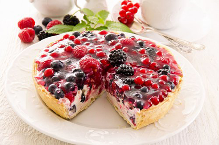 Tarta de Queso y Frutas del Bosque