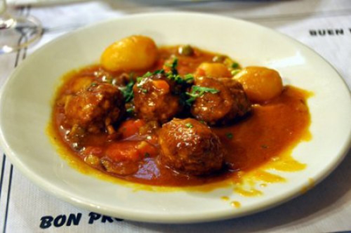 Albondigas a la Jardinera Receta