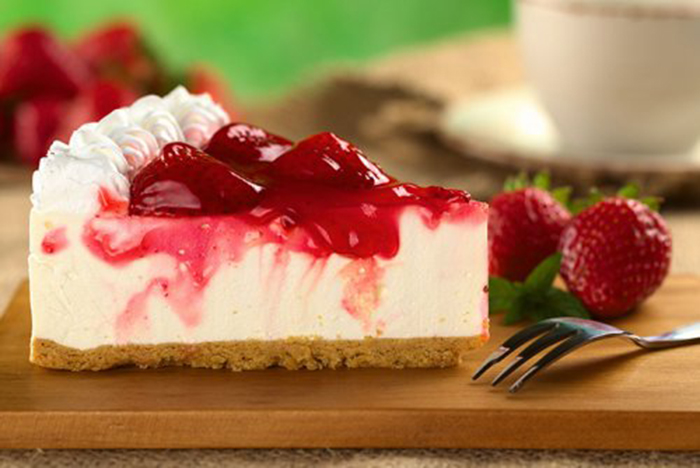 Cheesecake con Mermelada de Fresa Receta