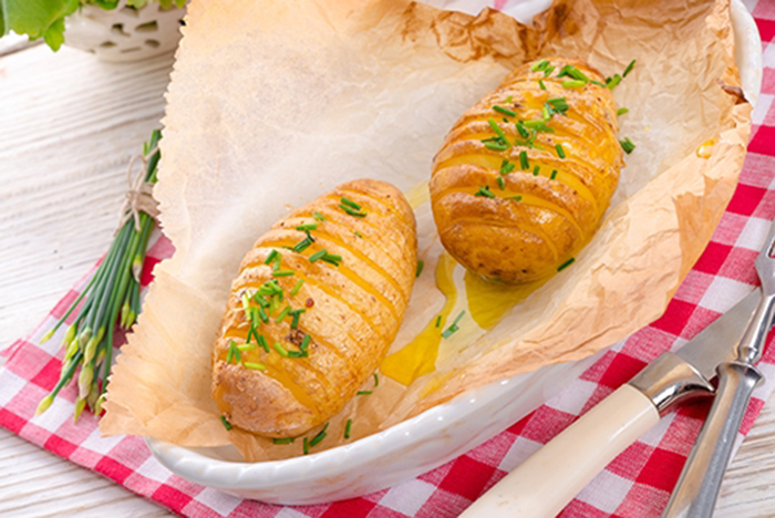 Patatas Hasselback Receta