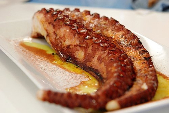 Pulpo a la Plancha Receta